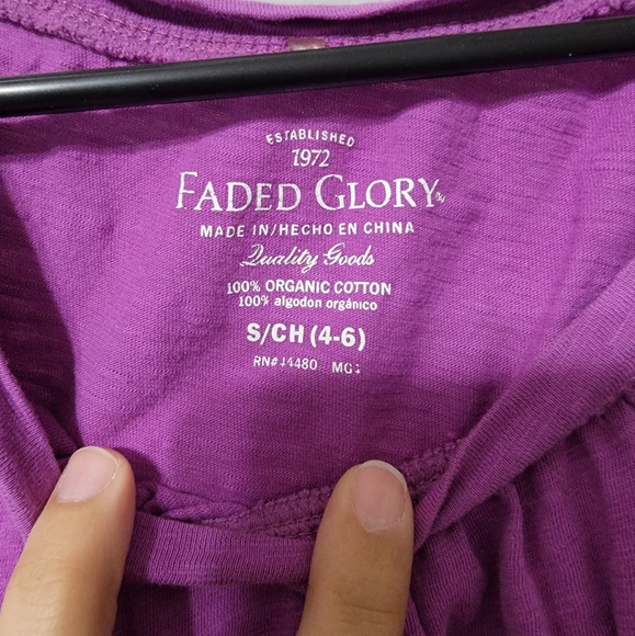 Purple long sleeve tee - Picture 3 of 3